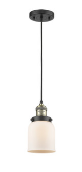 Franklin Restoration One Light Mini Pendant in Black Antique Brass (405|201CBABG51)