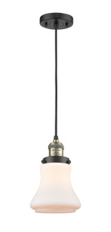 Franklin Restoration LED Mini Pendant in Black Antique Brass (405|201CBABG191LED)