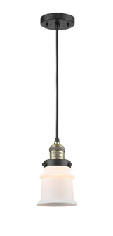 Franklin Restoration LED Mini Pendant in Black Antique Brass (405|201CBABG181SLED)