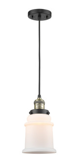 Franklin Restoration LED Mini Pendant in Black Antique Brass (405|201CBABG181LED)