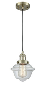 Franklin Restoration LED Mini Pendant in Antique Brass (405|201CABG532LED)