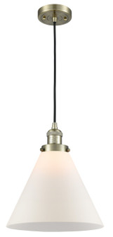Franklin Restoration One Light Mini Pendant in Antique Brass (405|201CABG41L)