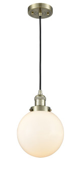 Franklin Restoration LED Mini Pendant in Antique Brass (405|201CABG2018LED)