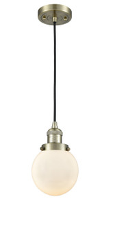 Franklin Restoration LED Mini Pendant in Antique Brass (405|201CABG2016LED)