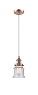 Franklin Restoration LED Mini Pendant in Antique Brass (405|201CABG1LED)