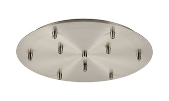 Custom Cord Nine Light Multi Port Canopy in Satin Nickel (405|119SN)