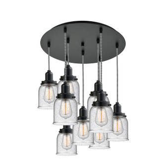 Whitney Nine Light Pendant in Matte Black (405|119BK10BW0HBKG54)