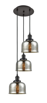 Franklin Restoration Three Light Pendant in Oil Rubbed Bronze (405|113F3POBG78)