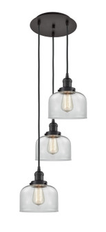 Franklin Restoration Three Light Pendant in Oil Rubbed Bronze (405|113F3POBG72)