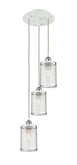 Downtown Urban LED Pendant in White Polished Chrome (405|113B3PWPCM18PC)