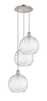 Ballston Three Light Pendant in Polished Nickel (405|113B3PPNG121510)
