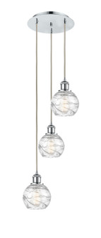 Ballston Three Light Pendant in Polished Chrome (405|113B3PPCG12136)