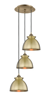 Ballston Three Light Pendant in Antique Brass (405|113B3PABM14AB)