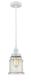 Whitney One Light Mini Pendant in White (405|100W10W0HWG184)