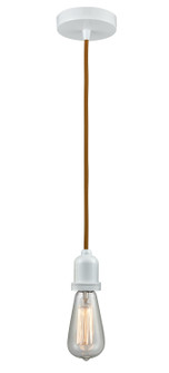 Whitney One Light Mini Pendant in White (405|100W10CR0W)