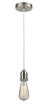 Whitney One Light Mini Pendant in Satin Nickel (405|100SN10W0SN)