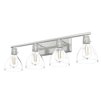 Van Nuys Four Light Vanity in Brushed Nickel (47|48040)