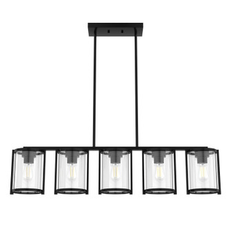 Astwood Five Light Chandelier in Matte Black (47|48013)