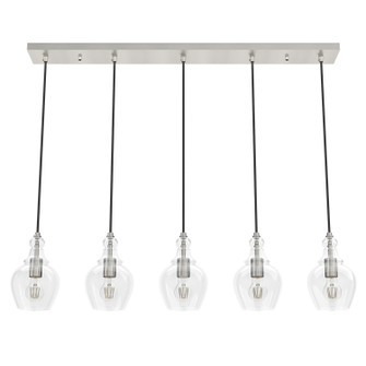 Maple Park Five Light Pendant in Brushed Nickel (47|19994)
