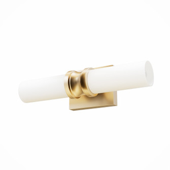 Lenlock Two Light Bathroom Vanity in Alturas Gold (47|19930)