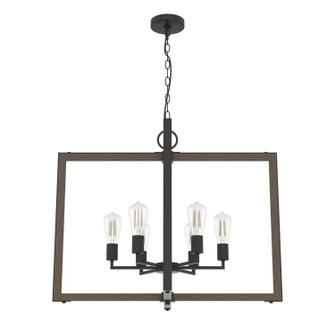 Woodburn Six Light Pendant in Noble Bronze (47|19810)