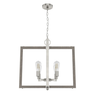 Woodburn Four Light Pendant in Brushed Nickel (47|19807)