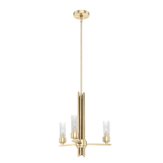 Gatz Three Light Chandelier in Alturas Gold (47|19781)