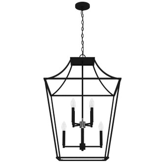 Laurel Ridge Eight Light Pendant in Natural Black Iron (47|19771)