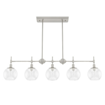 Xidane Five Light Chandelier in Brushed Nickel (47|19748)