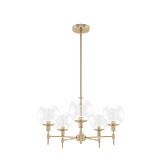 Xidane Five Light Chandelier in Alturas Gold (47|19741)