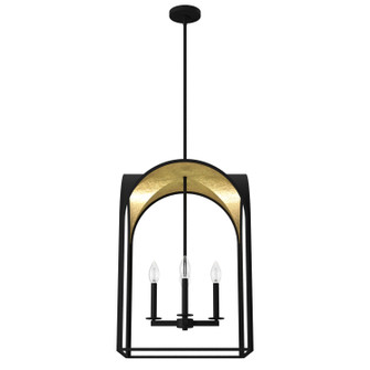 Dukestown Four Light Pendant in Natural Black Iron (47|19733)
