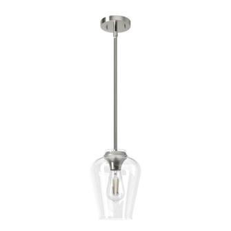 Vidria One Light Mini Pendant in Brushed Nickel (47|19723)