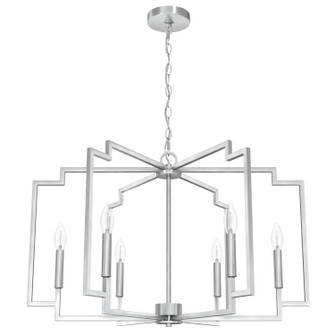 Zoanne Six Light Chandelier in Brushed Nickel (47|19571)