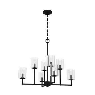 Kerrison Eight Light Chandelier in Natural Black Iron (47|19532)