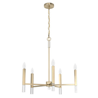 Sunjai Five Light Chandelier in Alturas Gold (47|19523)