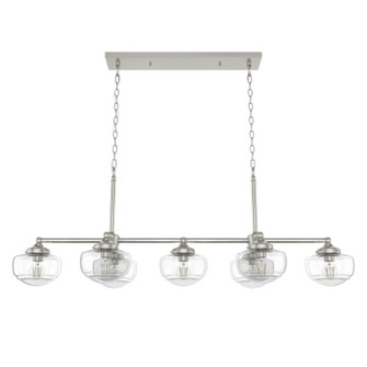 Saddle Creek Seven Light Chandelier in Brushed Nickel (47|19493)