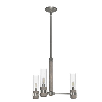 River Mill Three Light Chandelier in Brushed Nickel (47|19473)
