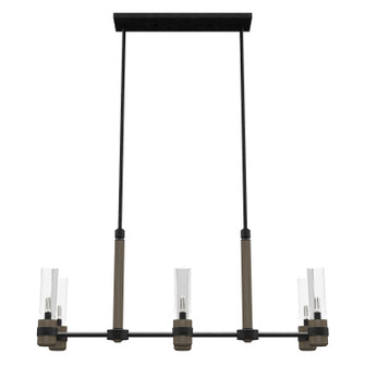 River Mill Six Light Chandelier in Rustic Iron (47|19470)