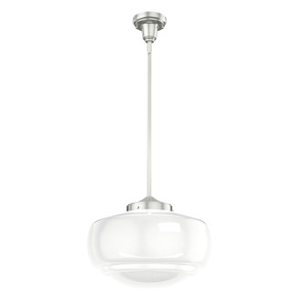 Saddle Creek One Light Pendant in Brushed Nickel (47|19194)