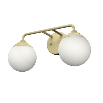 Hepburn Two Light Bathroom Vanity in Modern Brass (47|19167)