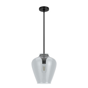 Vidria One Light Pendant in Matte Black (47|19111)