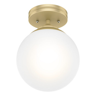 Hepburn One Light Flush Mount in Modern Brass (47|19020)