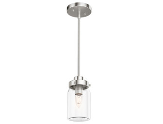 Devon Park One Light Pendant in Brushed Nickel (47|19009)