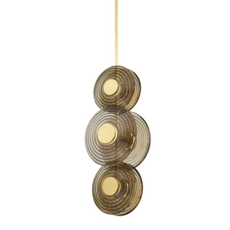 Griston LED Pendant in Aged Brass (70|PI1892706AGB)