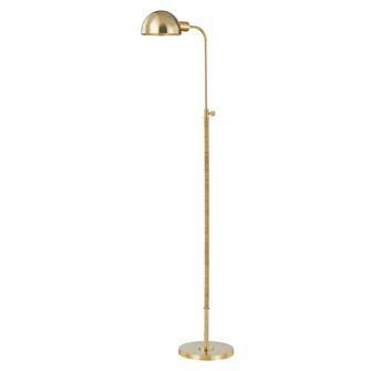 Devon One Light Floor Lamp in Aged Brass (70|MDSL521AGB)