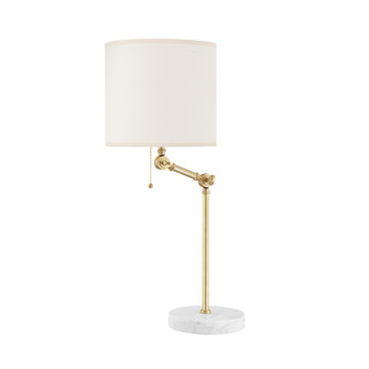 Essex One Light Table Lamp in Aged Brass (70|MDSL150AGB)
