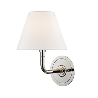 Signature No.1 One Light Wall Sconce in Polished Nickel (70|MDS600PN)