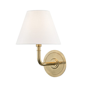 Signature No.1 One Light Wall Sconce in Aged Brass (70|MDS600AGB)