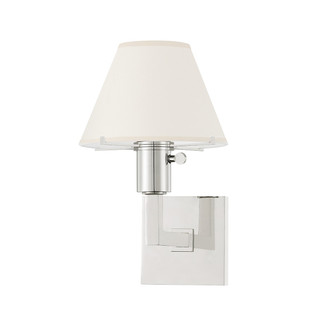 Leeds One Light Wall Sconce in Polished Nickel (70|MDS130PN)