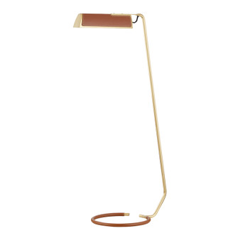 Holtsville One Light Floor Lamp in Aged Brass (70|L1297AGB)